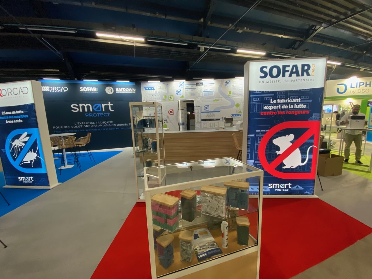 Stand îlot 3 Stand d'exposition sur mesure réalisé par TheStandExperts