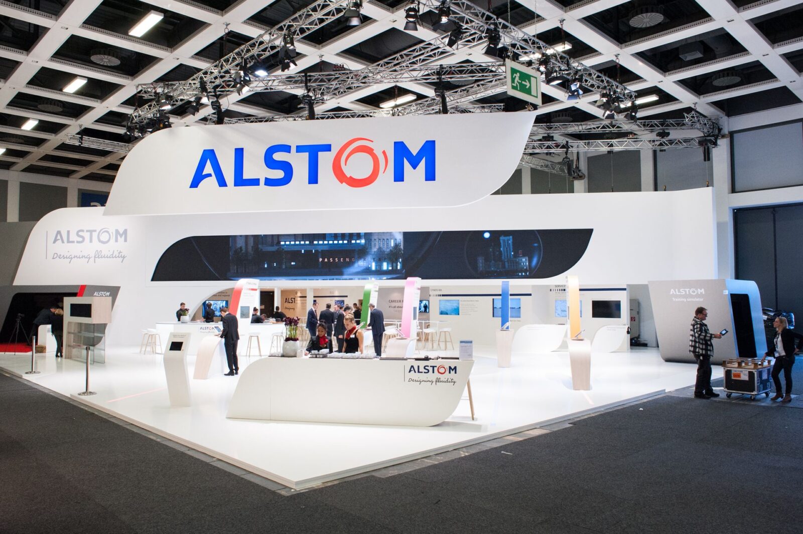 Trade show booth builder in Chicago 3 Stand ALSTOM à InnoTrans Berlin 2014, réalisé par TheStandExperts