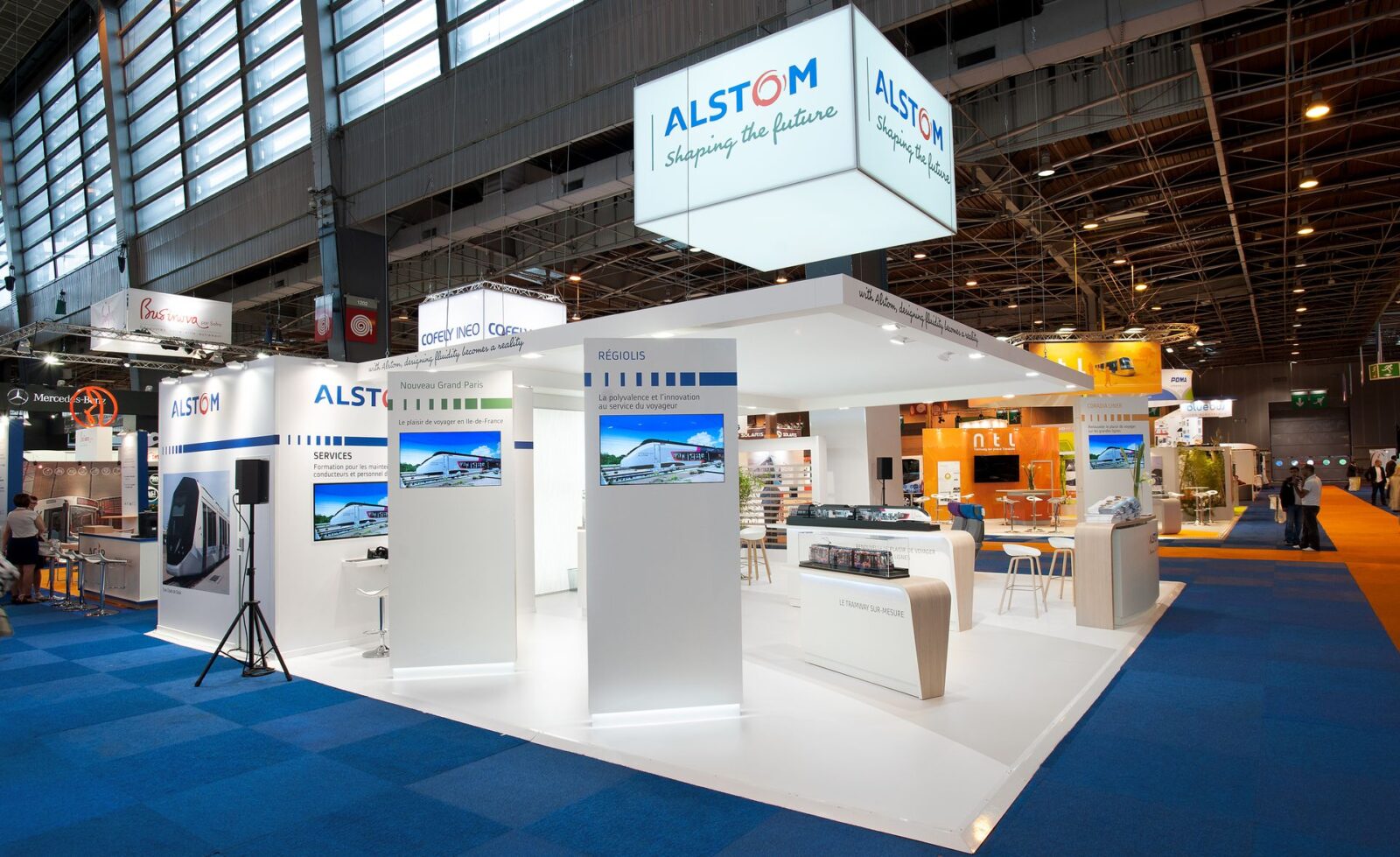 Stand ALSTOM 2014 conçu et fabriqué par TheStandExperts