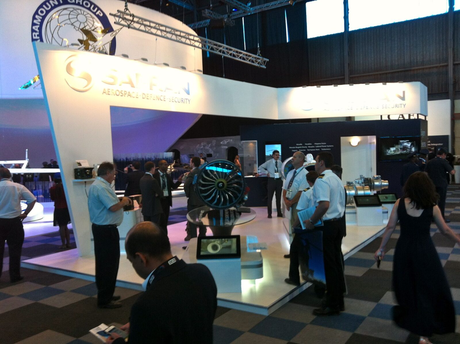 Stand SAFRAN de 60 m² à l'AAD 2014, réalisé par TheStandExperts