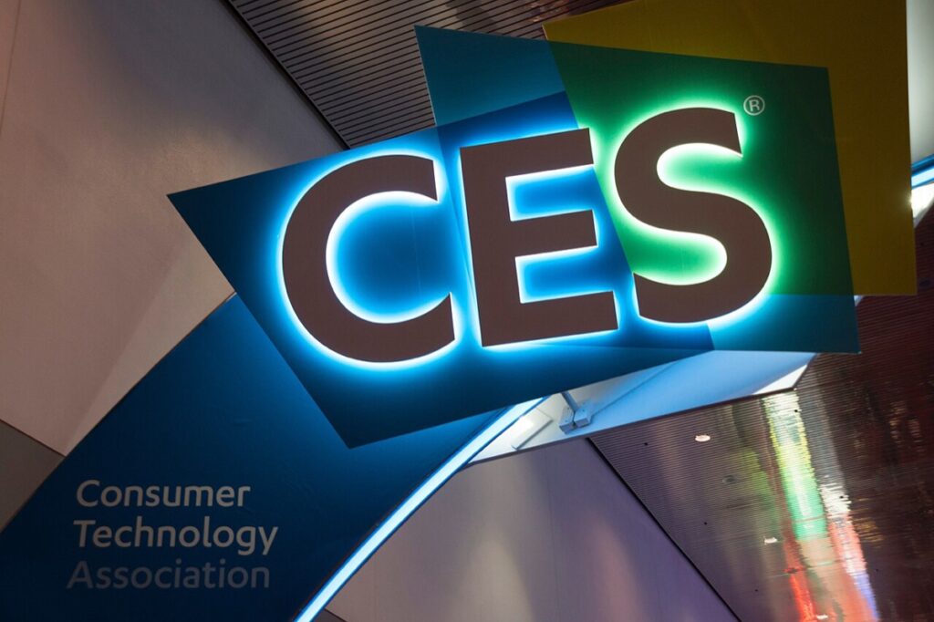 Logo du CES au Las Vegas Convention Center