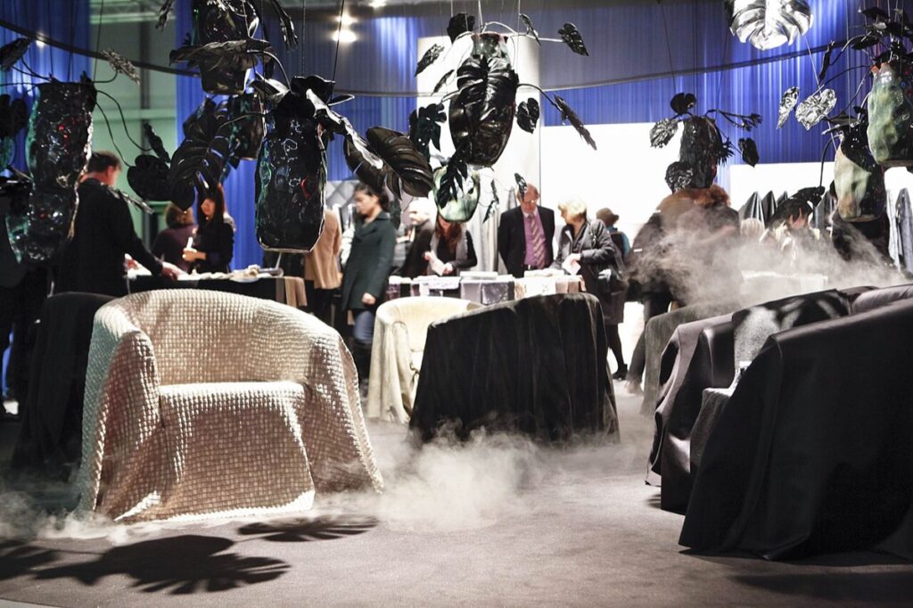 Espace tendances du salon Heimtextil a Francfort