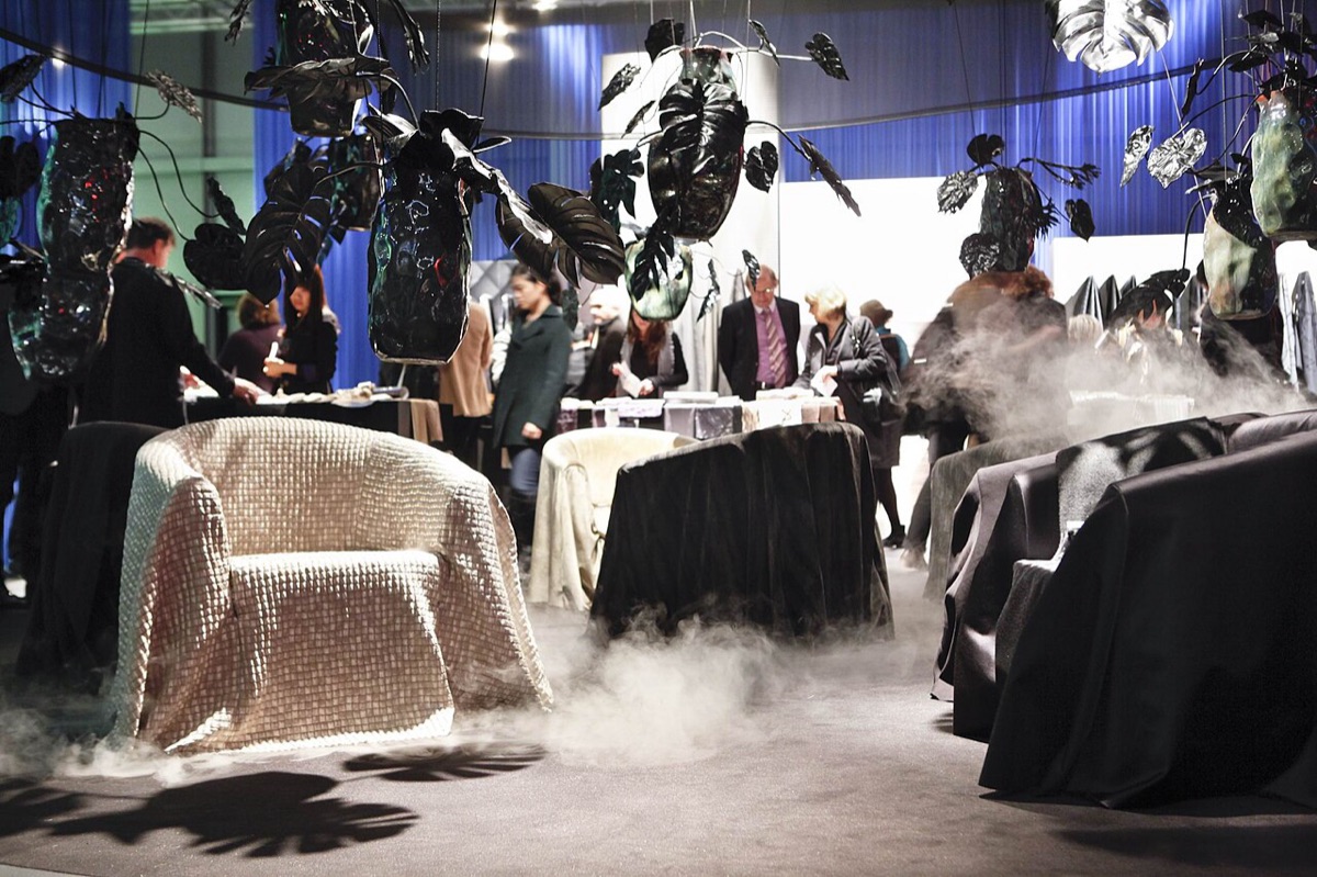 Espace tendances du salon Heimtextil a Francfort