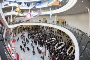 Hall d'accueil de la Spielwarenmesse de Nuremberg